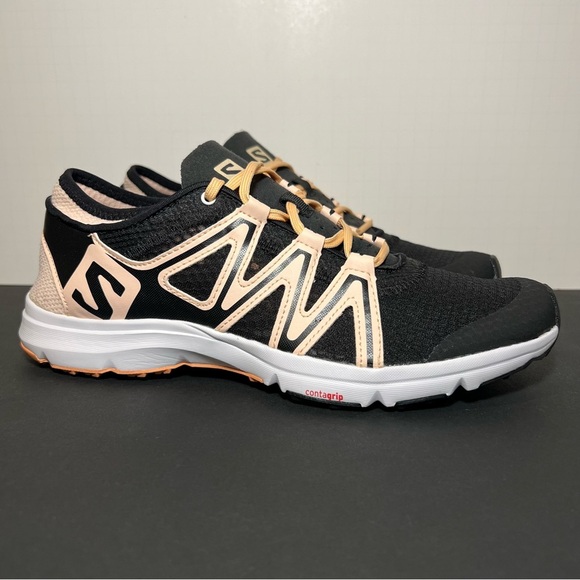 Salomon Shoes - Womens SALOMON Crossamphibian Swift 2 Black Hiking Shoes / Size 9.5